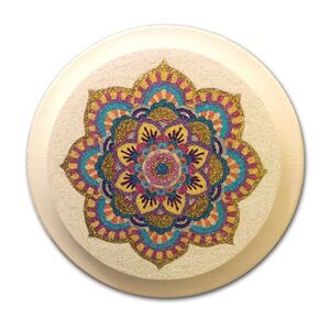 Mandala Peace Art Icons Glitter
